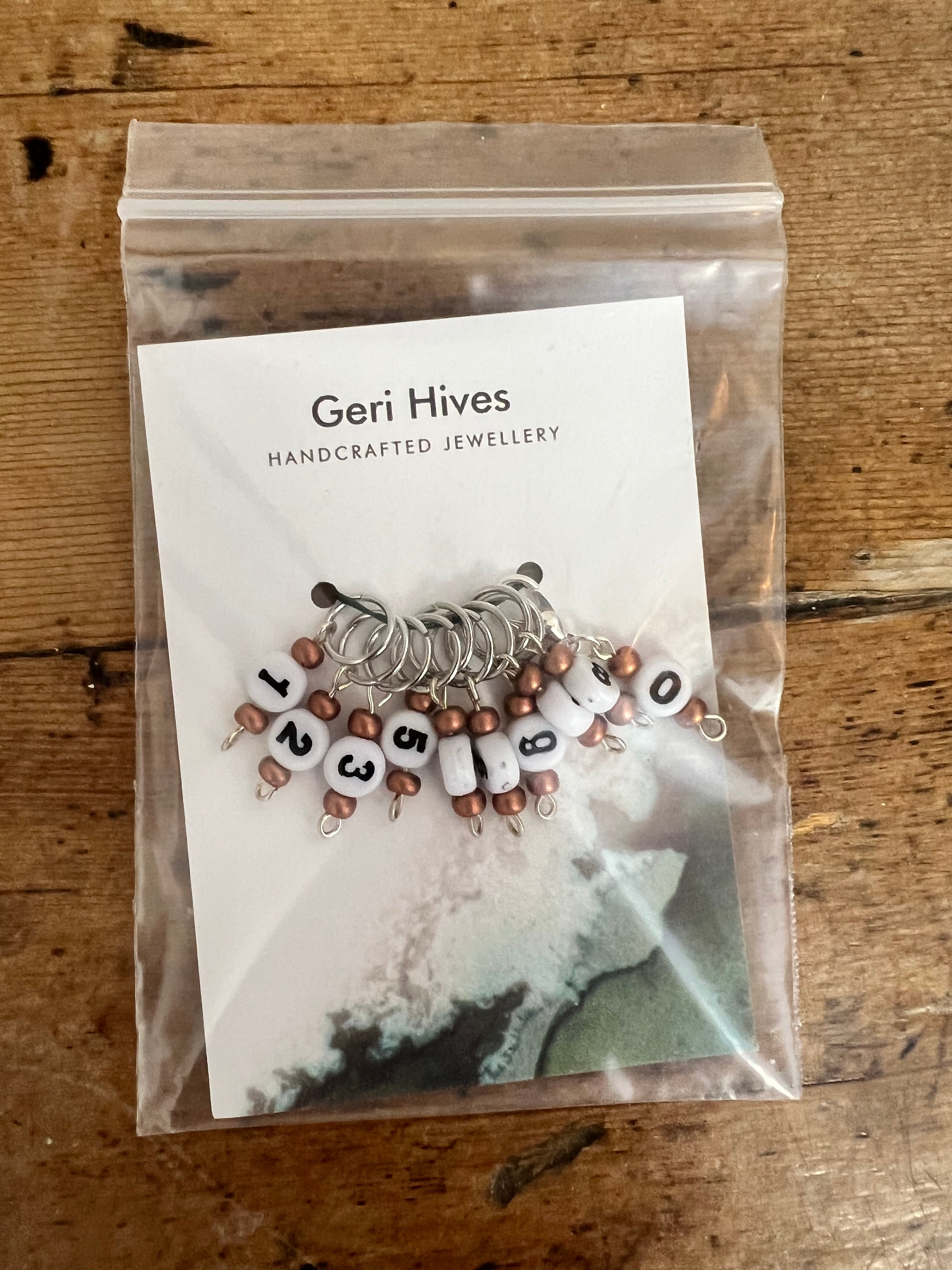 Geri Hives Numbered Stitchmarkers